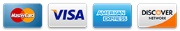 Payment card marks accepted at checkout